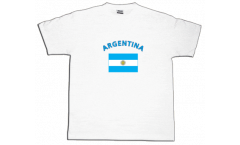 Argentina T-Shirt, white, size L, Round-T