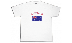 Australia T-Shirt, white, size S, Round-T