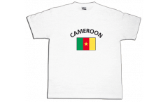 Cameroon T-Shirt, white, size M, Round-T