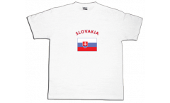 Slovakia T-Shirt, white, size XL, Round-T