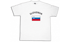 Slovenia T-Shirt, white, size M, Round-T