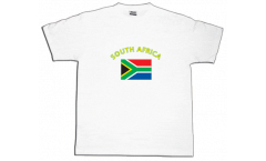 South Africa T-Shirt, white, size S, Round-T