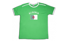 Algeria T-Shirt, lime green-white, size S