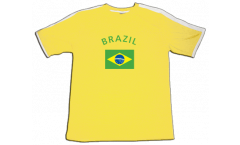 Brazil T-Shirt, yellow-white, size L