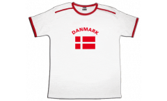 Denmark T-Shirt, white-red, size L