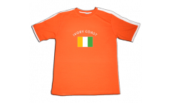 Ivory Coast T-Shirt, orange-white, size S