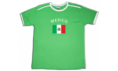 Mexico T-Shirt, lime green-white, size L