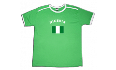 Nigeria T-Shirt, lime green-white, size S