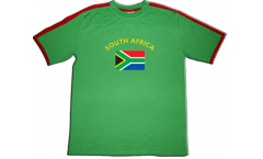 South Africa T-Shirt, green-red, size M