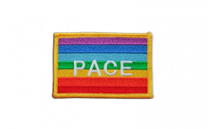 Rainbow with PACE Patch, Badge - 3.15 x 2.35 inch