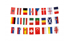 Football 2024 Bunting Flags - 12 x 18 inch