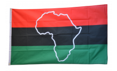 African American UNIA-ACL with map of Africa Flag