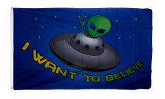 Alien Extraterrestrial Flag