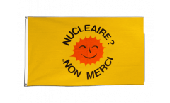 Nucléaire Non Merci Flag