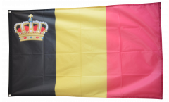 Belgium with crown Flag