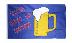 Beer This Bar is Open Flag