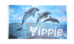 Dolphin Yippie Flag