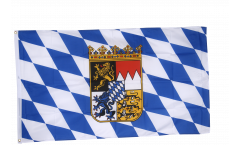 Germany Bavaria with coat of arms Flag