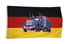 Germany with truck Flag