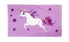 Unicorn pink Flag