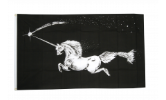 Unicorn black Flag