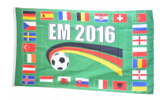 Football 2016 24 Countries Flag