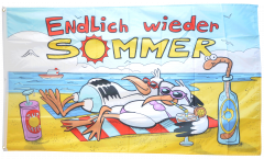 Endlich wieder Sommer Flag