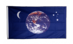 Earth Moon Stars Flag