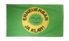Erneuerbar - Ja Klar! Flag