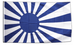 Fan blue white Flag