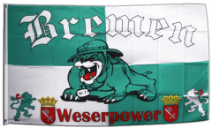 Germany Bremen bulldog Flag