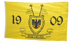Fan Dortmund 1909 with crest Flag