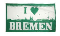 Fan I Love Bremen Flag