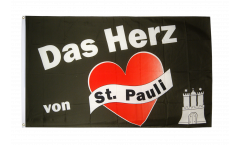 Fan St. Pauli - Das Herz von St. Pauli Flag