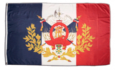 France with crest Flag