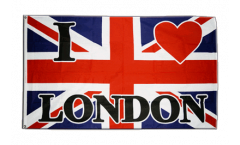 Great Britain I Love London Flag