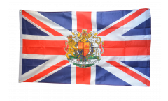 Great Britain with coat of arms Flag