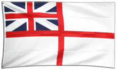 Great Britain Naval Ensign of the White Squadron Flag