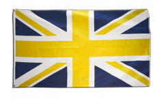 Great Britain Union Jack blue yellow Flag