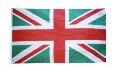 Great Britain Union Jack green-red Flag