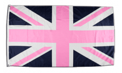 Great Britain Union Jack pink Flag