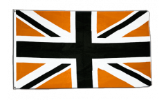 Great Britain Union Jack black-gold Flag