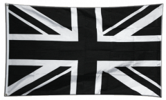 Great Britain Union Jack black Flag