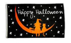 Happy Halloween Moonlit night Flag