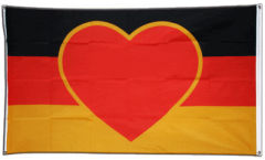 Germany Heart Flag Flag