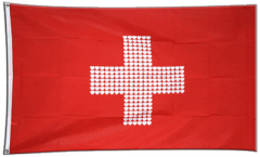 Switzerland Heart Flag Flag