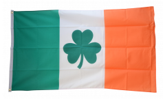 Ireland with Shamrock symbol Flag