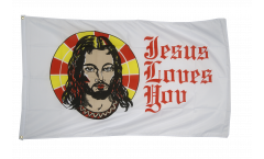 Jesus Loves You Flag