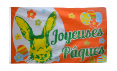 Joyeuses Pâques - Happy Easter Flag