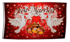 Just Married 2 Flag